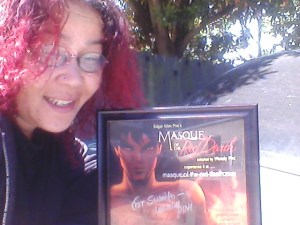 Me with my signed Masque print
