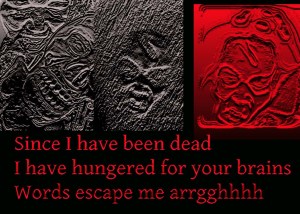 "aarrrggghhh" - a haiku. I think.