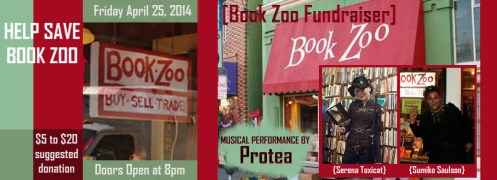 postcard sized book zoo image