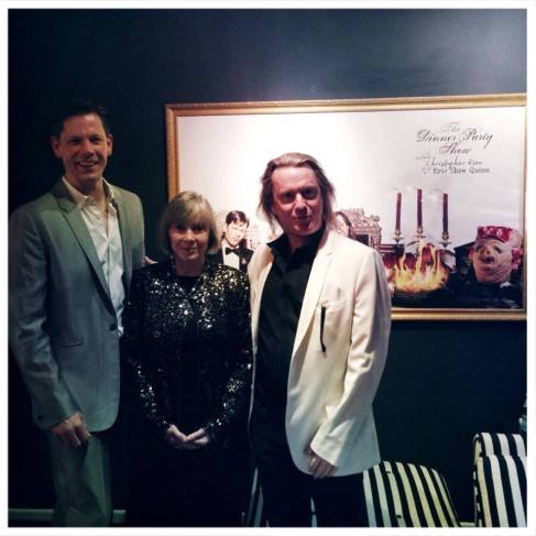 Christopher Rice, Anne Rice and Eric Shaw Quinn on The Dinner Party Show Image